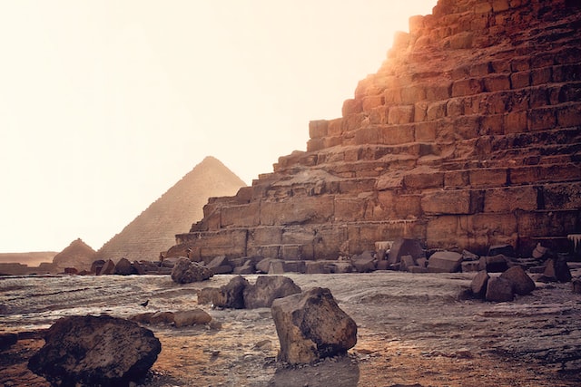 Pyramide de Gizeh en Egypte