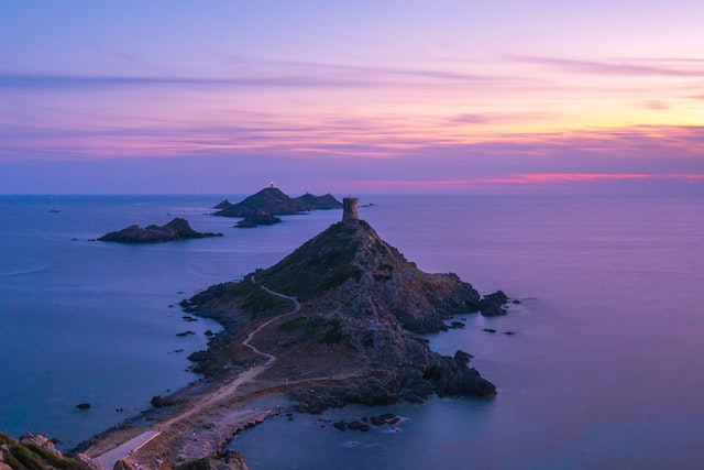 Route des Sanguinaires à Ajaccio