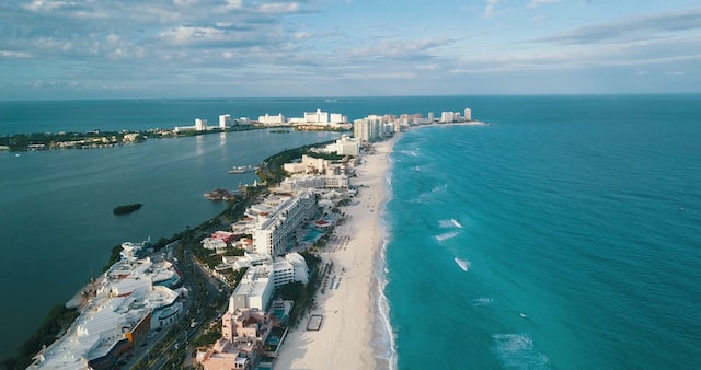 plage de cancun au Mexique