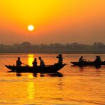 naviguer sur un fleuve en Inde