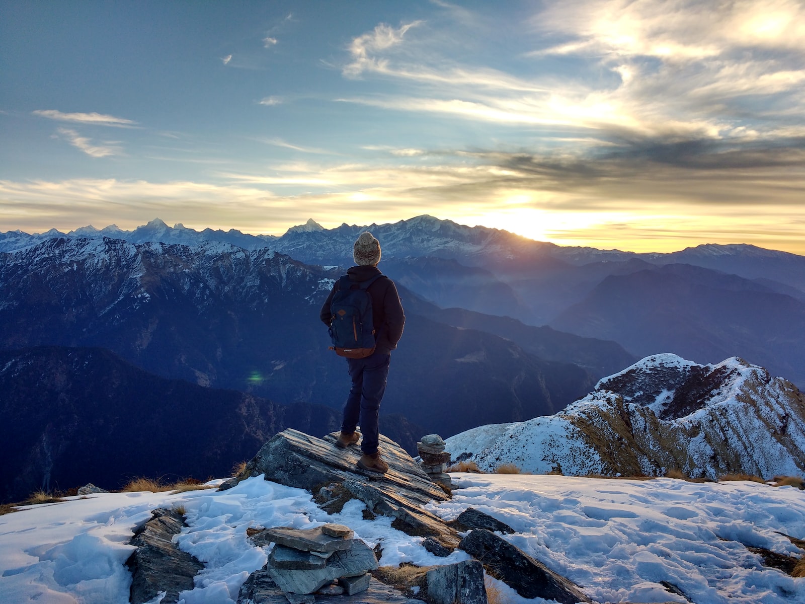 randonnée à la montagne