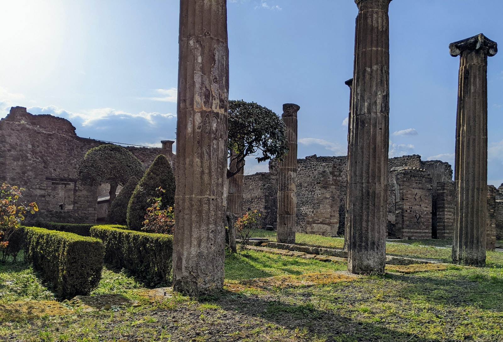 Site archéologique de Pompei en Italie